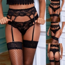 Sexy Lace Garter Belt with Panties