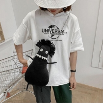 Cute Plush Doll Cartoon Messenger Bag