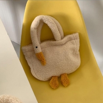 Cute Swan Bag Plush Handbag