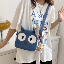 Cartoon Stunned Cat Shoulder Bag  Small Round Bag