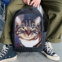 Staring Cat Backpack Casual Backpack