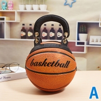 Fashion Basketball Shape Handbag