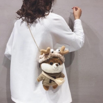 Cartoon Shiba Inu Doll Dog Shoulder Messenger Bag