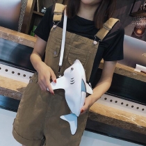 Cute Shark  Shoulder Messenger Bag