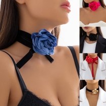 Vintage Rose Choker Necklace