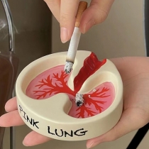 Pink Lung Ashtray Unique Smoking Resin Ashtray Gift