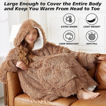 Ultra Cozy Plush Hooded Sweatshirt Blanket - TV Snugglewear-TV Blanket