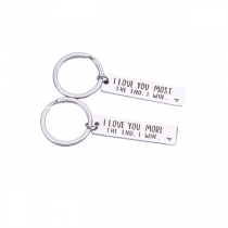 Fashion Letter Key Chain for Lover-Perfect Gift idea for -Perfect Gift for Birthday, Anniversary, New Year and Valentine Day
