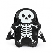 Cute Funny Ghost Skull Crossbody Shoulder Bag
