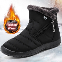 Fleece Lined Warm Cotton Casual Snow Boots