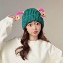 Cute Knitted Wool Hat for Women