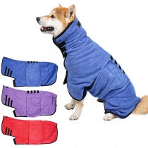Quick-Drying Dog Towel, Full Body Wrap Thickened Pet Bathrobe for Pet