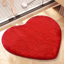 Cute Heart-Shaped Quick Dry Outdoor Door Mat Perfect Gift Idea