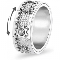 Rotatable Mechanical Ring: Anti Anxiety Gear Ring for Couples