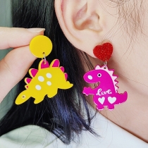 Dinosaur Ear Jewelry with a Simple Love Design