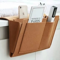 2 Pieces/set Portable Hanging Bedside Storage Bag Convenient Bedside Organizer