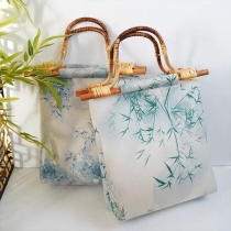 Elegant Retro Bamboo Handbag