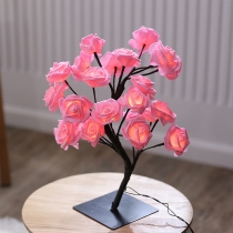 LED Simulated Rose Tree Branch Lights