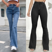 Street Fashion Flare Denim Jeans