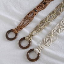 Bohemia Style O-ring Braid Belt