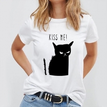 Women's Cat Short Sleeve T-Shirt