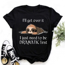 Cute Funny Sloth Short Sleeve T-Shirt