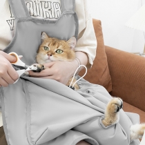 Cat Grooming Apron: Anti-Shedding Bib for Hugging and Handling Cats