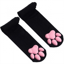 Cute Adorable 3D Cat Paw Over-the-Knee Socks – Cosplay Stockings