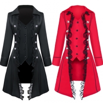 Lace-Up Gothic Medieval Crop Jacket