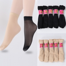 Lightweight Sheer Socks for Women-10 Pairs/Set