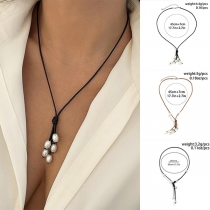 Fashion Bead Tassel Necklace