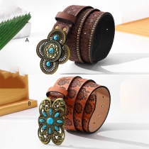 Vintage Turquoise Western Belt Womens