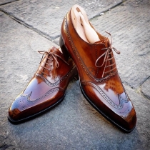 Classic Patent Leather Oxford Dress Shoes