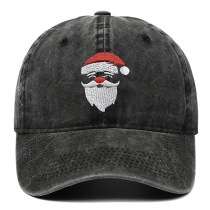 Fashion Santa Claus Embroidery Baseball Cap for Men and Women
