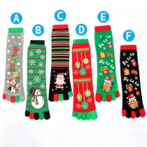 Cute Style Christmas Printed Socks