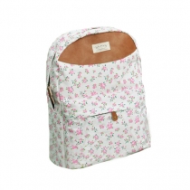Pastorale Style Sweet Floral Print Backpack