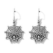Creative Style Hollow Out Spider Web Shaped Earrings