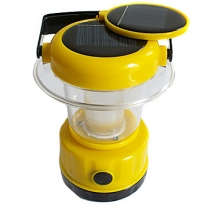 9-LED Solar Handheld White Outdoor Camping Hiking Lantern Tent Lamp Light