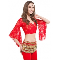 Women Dance Wear Lace Belly Dance Top More Colors