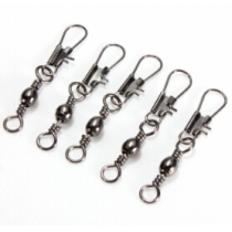 Fishing Connector Solid Rings With Interlock Snap