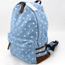 Fashion Sweet Polka-dot Canvas Backpack