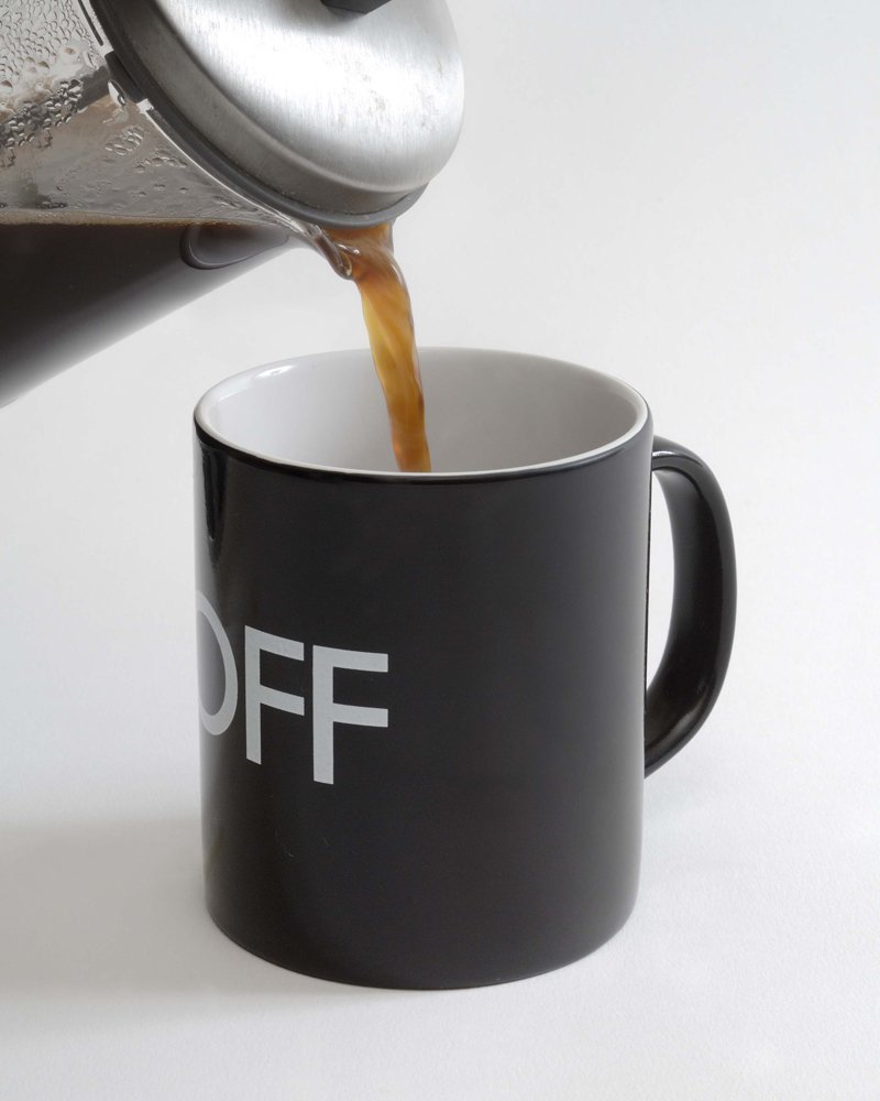 Magical ON/OFF Switch Color Changing Mug-Black