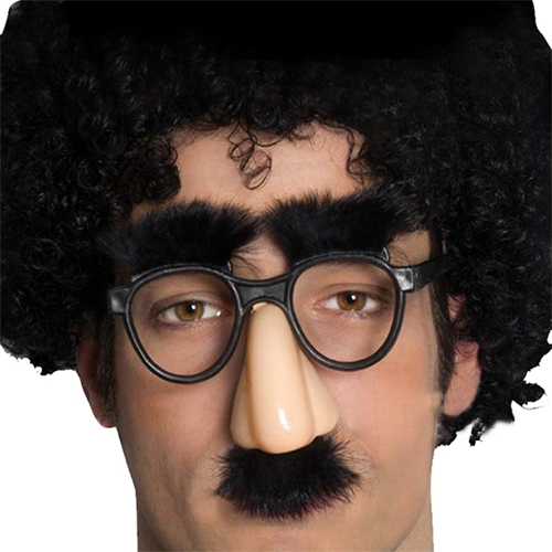 Fuzzy Nose and Glasses Classic Disguise