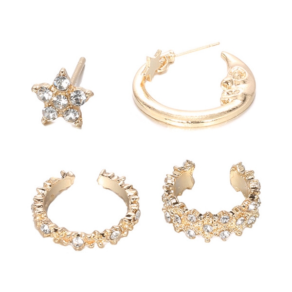 Flower Hoop Dangle Earrings For Women Bridal Wedding Novelty Jewelry Accessories